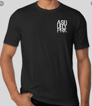 ASBURY PRK DOG TAG CHEST LOGO T-SHIRT