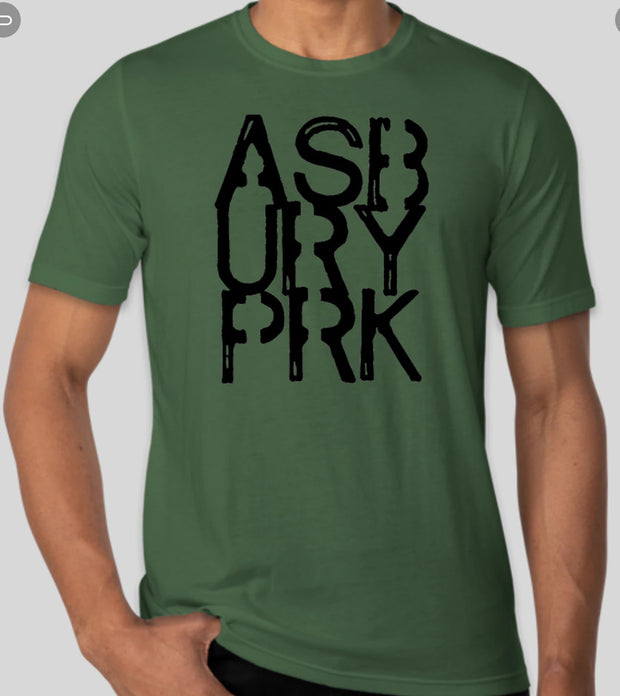 Asbury Park Dog Tag Tee – Army Green | ASBURYPRK