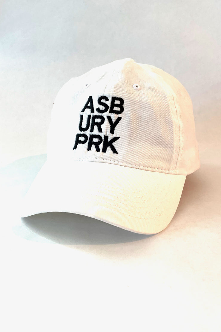 ASBURY PRK 6-PANEL DAD HAT WHITE